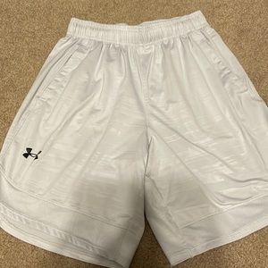 Mens gray under armor shorts